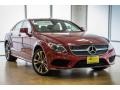 designo Cardinal Red Metallic 2016 Mercedes-Benz CLS 550 Coupe Exterior