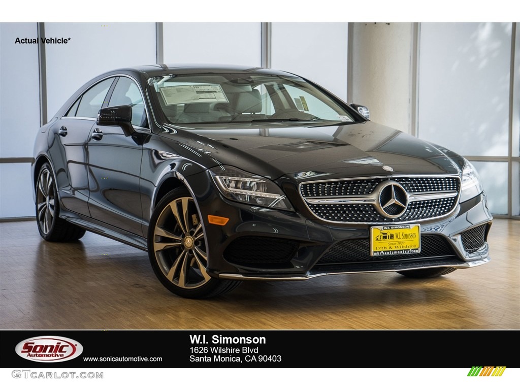 2016 CLS 400 Coupe - Magnetite Black Metallic / Crystal Grey/Seashell Grey photo #1