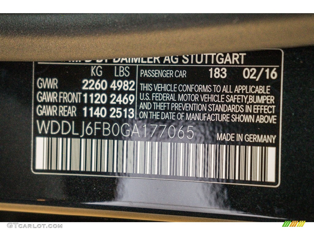 2016 CLS Color Code 183 for Magnetite Black Metallic Photo #111509123