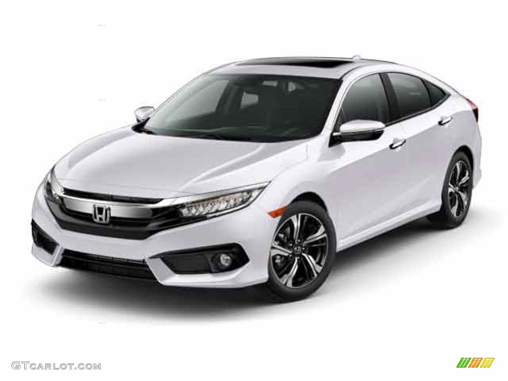 2016 Civic Touring Sedan - White Orchid Pearl / Ivory photo #21