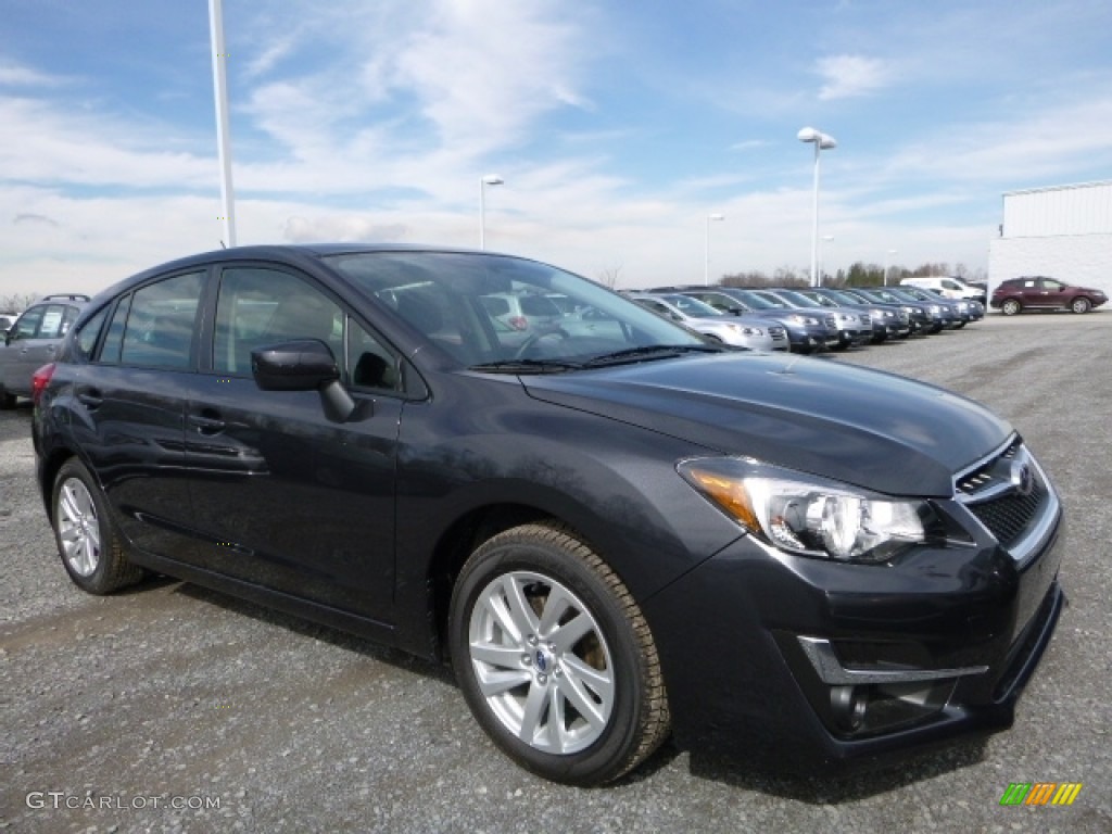 Dark Gray Metallic Subaru Impreza