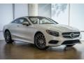 designo Diamond White Metallic 2016 Mercedes-Benz S 550 4Matic Coupe Exterior