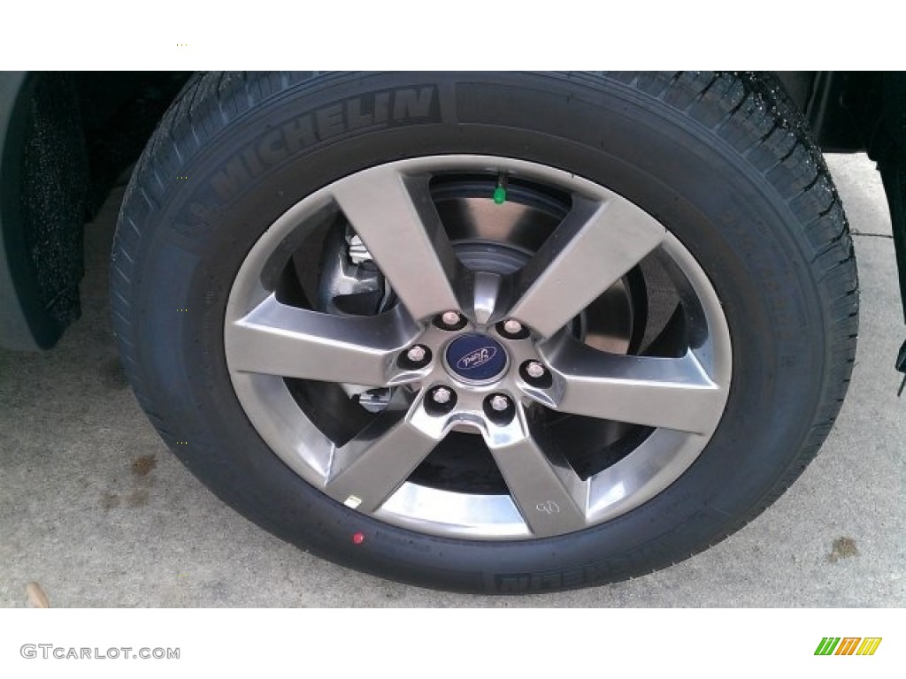 2016 F150 Lariat SuperCrew - Lithium Gray / Black photo #4