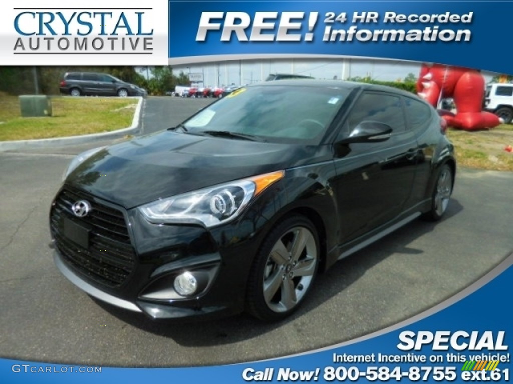 Ultra Black Hyundai Veloster