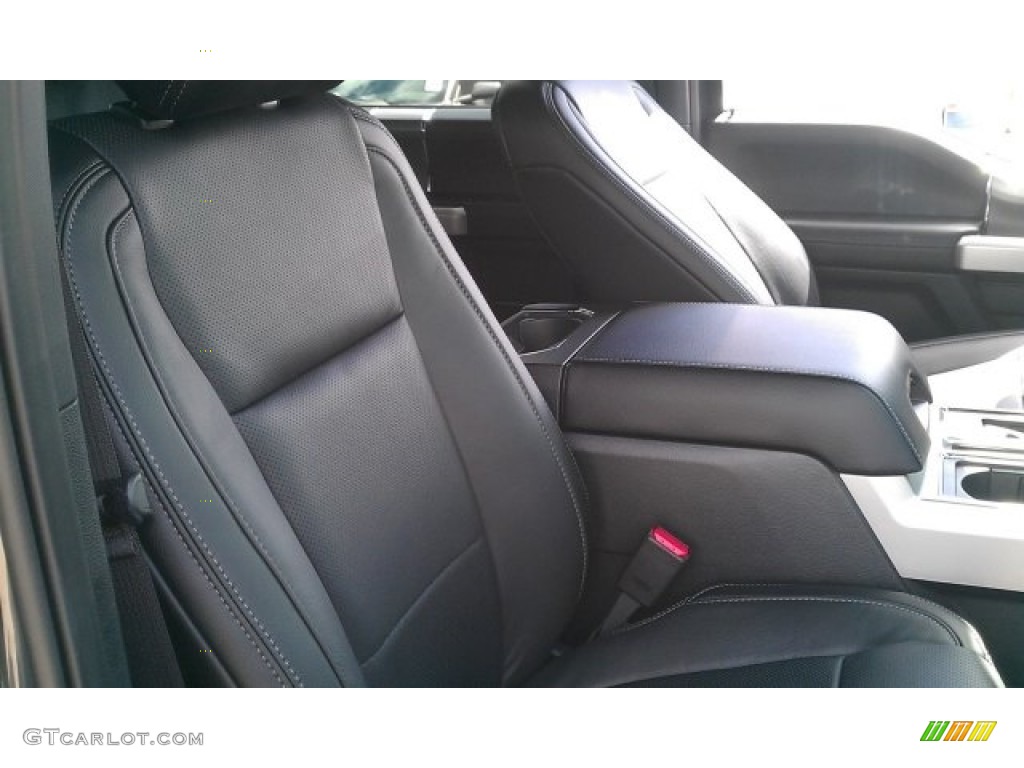 2016 F150 Lariat SuperCrew - Lithium Gray / Black photo #16