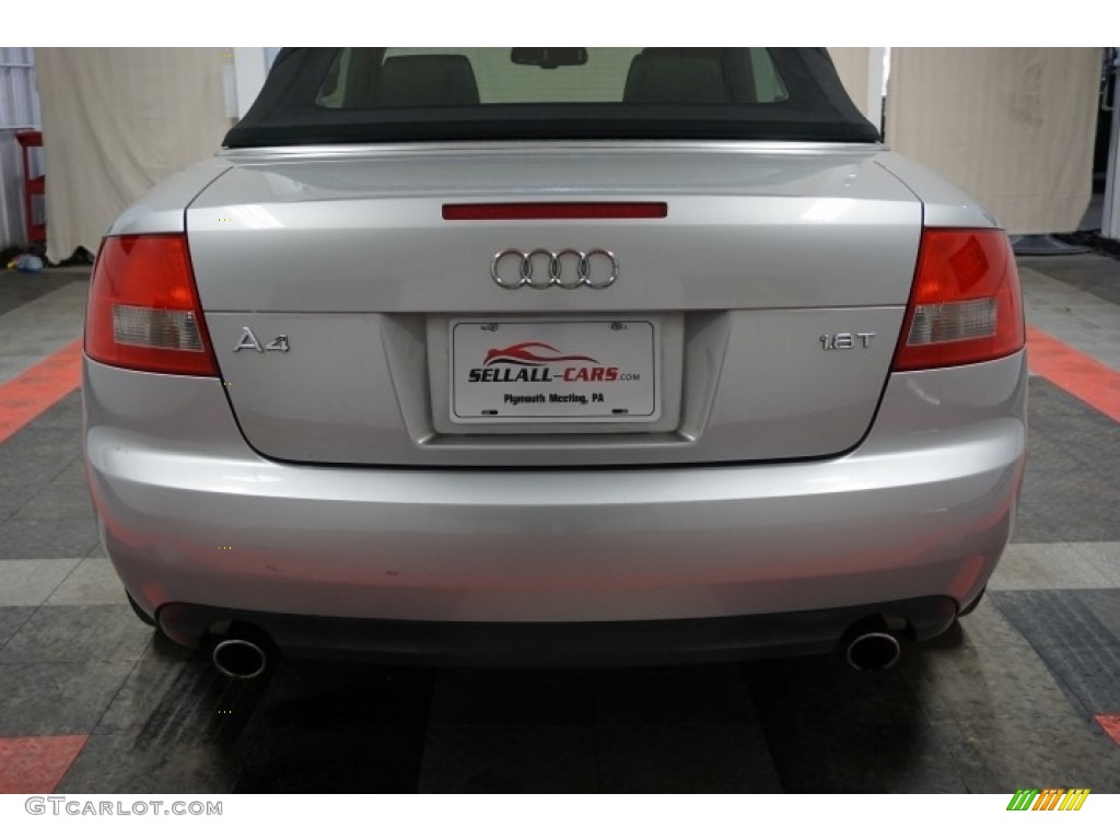 2006 A4 1.8T Cabriolet - Alpaka Beige Metallic / Ebony photo #69