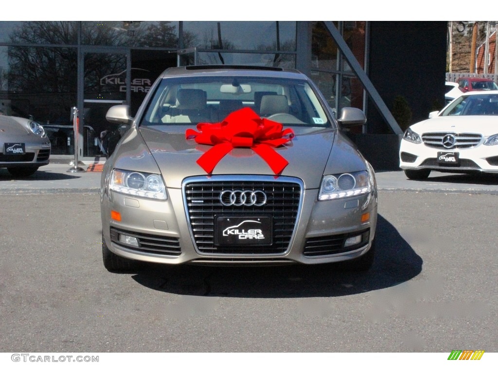 2009 A6 3.0T quattro Sedan - Dakar Beige Metallic / Cardamom Beige photo #2