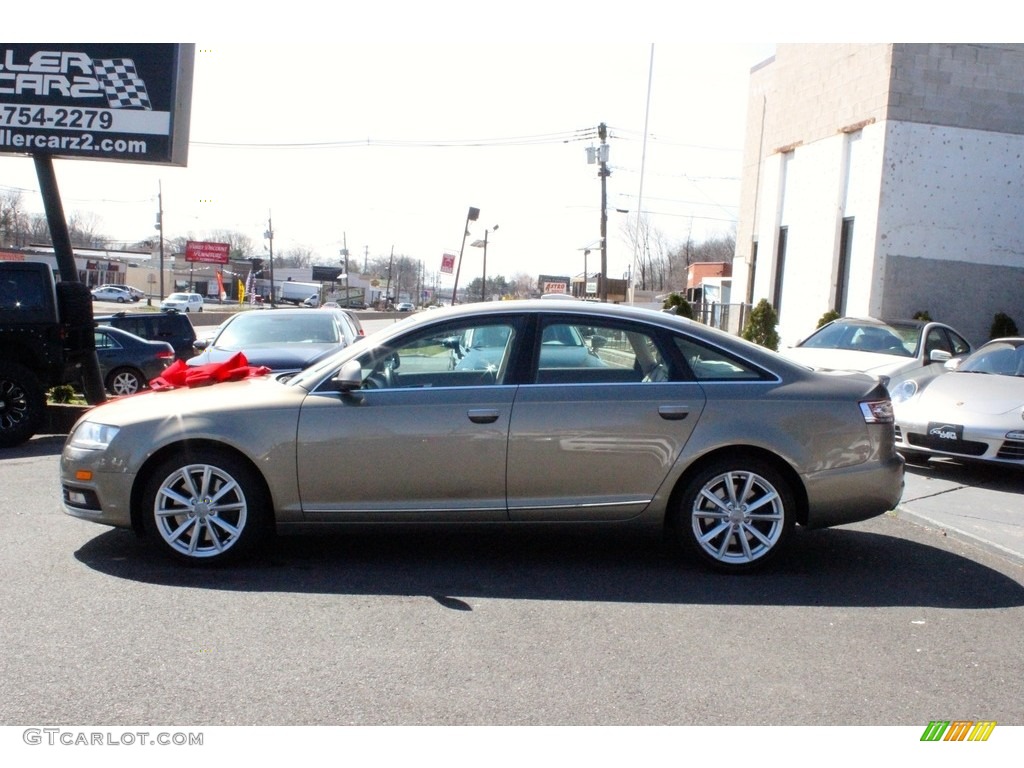 2009 A6 3.0T quattro Sedan - Dakar Beige Metallic / Cardamom Beige photo #4