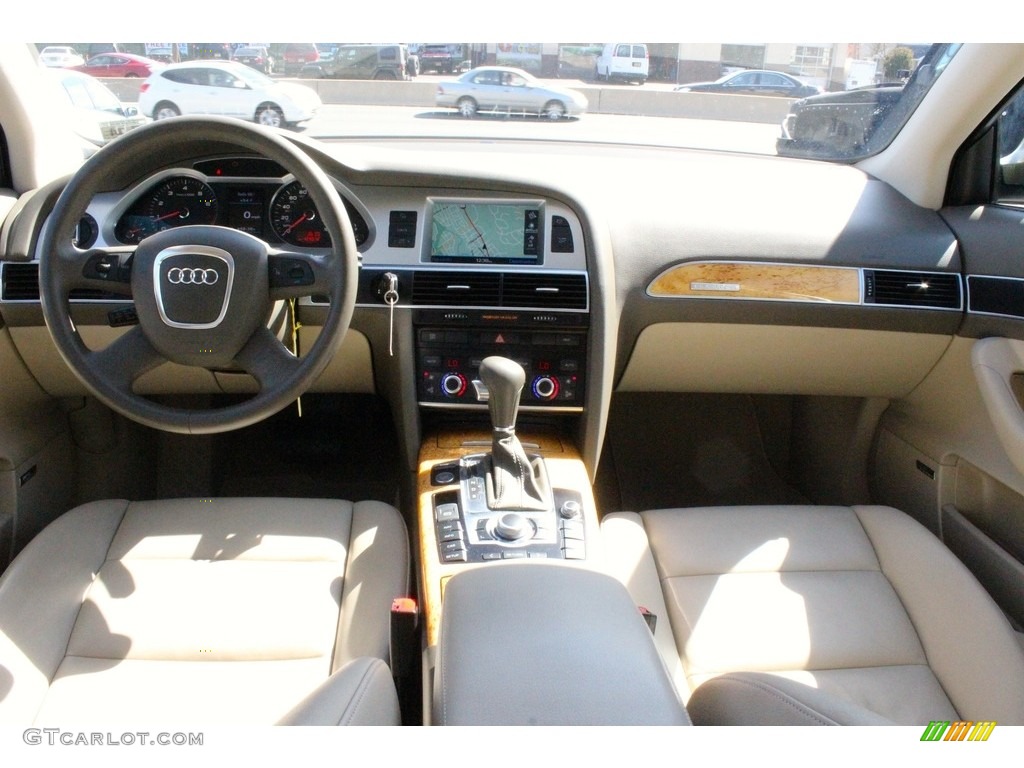 2009 A6 3.0T quattro Sedan - Dakar Beige Metallic / Cardamom Beige photo #7