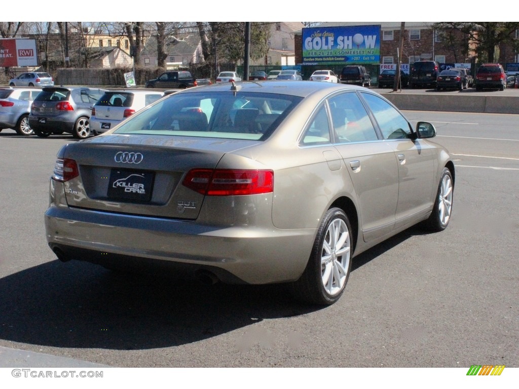 2009 A6 3.0T quattro Sedan - Dakar Beige Metallic / Cardamom Beige photo #9