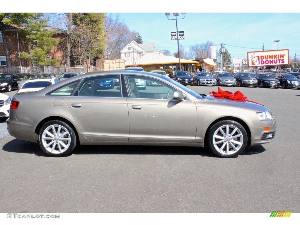 2009 A6 3.0T quattro Sedan - Dakar Beige Metallic / Cardamom Beige photo #13