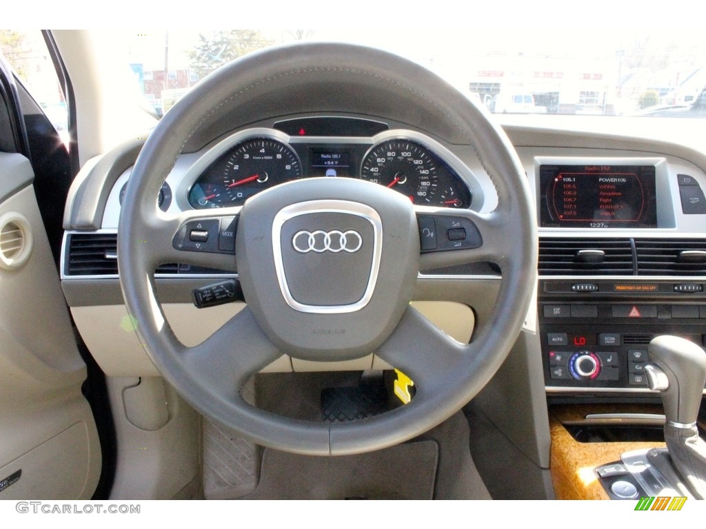 2009 A6 3.0T quattro Sedan - Dakar Beige Metallic / Cardamom Beige photo #20