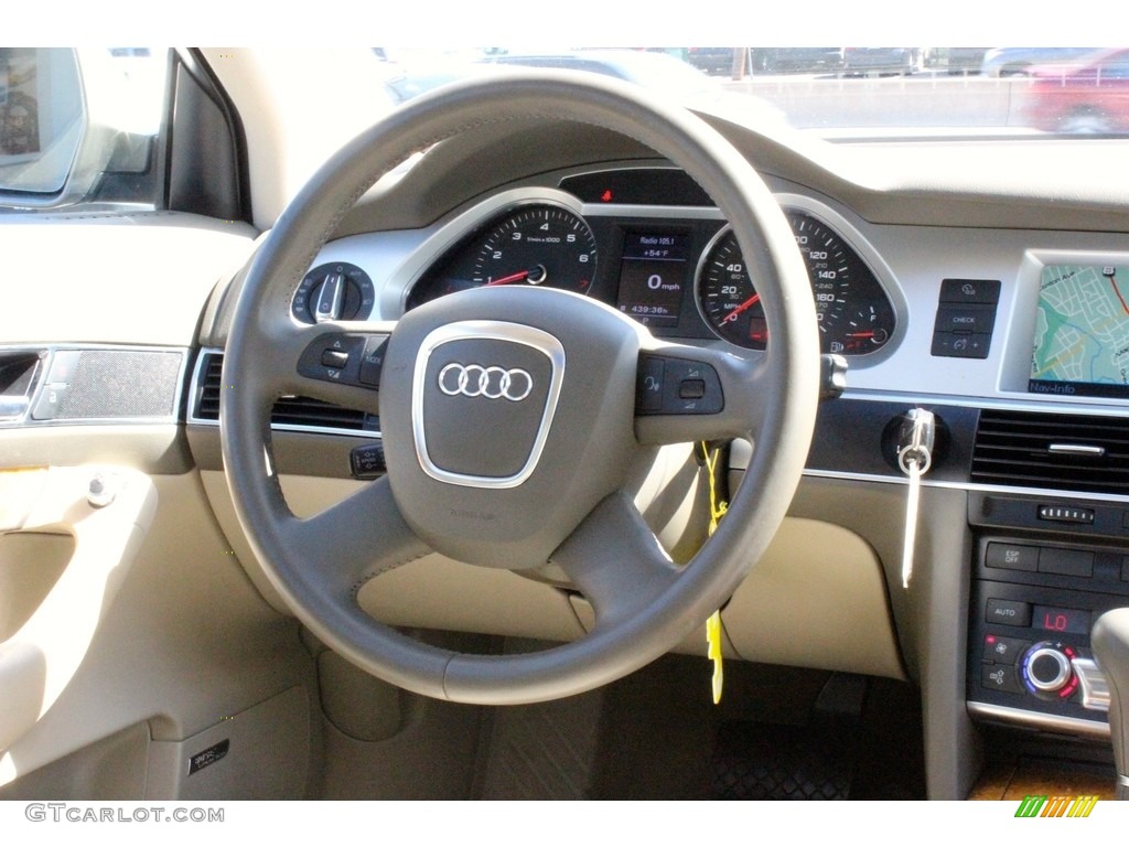 2009 A6 3.0T quattro Sedan - Dakar Beige Metallic / Cardamom Beige photo #39