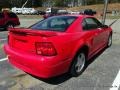 2004 Torch Red Ford Mustang V6 Coupe  photo #3