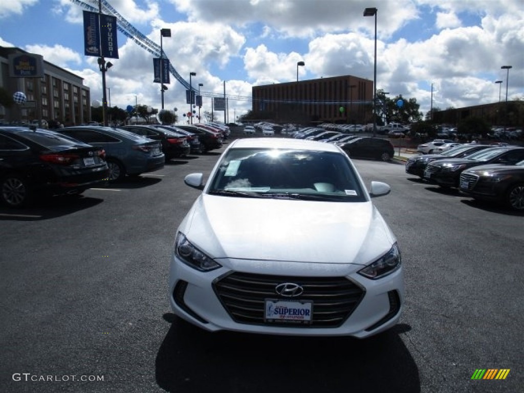 2017 Elantra Limited - White / Black photo #2