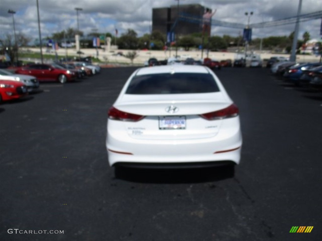 2017 Elantra Limited - White / Black photo #5