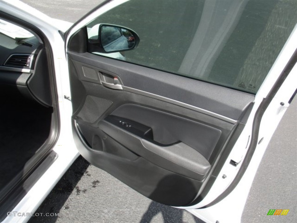 2017 Elantra Limited - White / Black photo #11