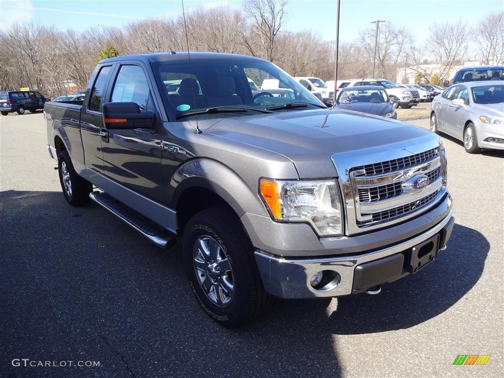 Sterling Gray Metallic 2013 Ford F150 XLT SuperCab 4x4 Exterior Photo #111521174