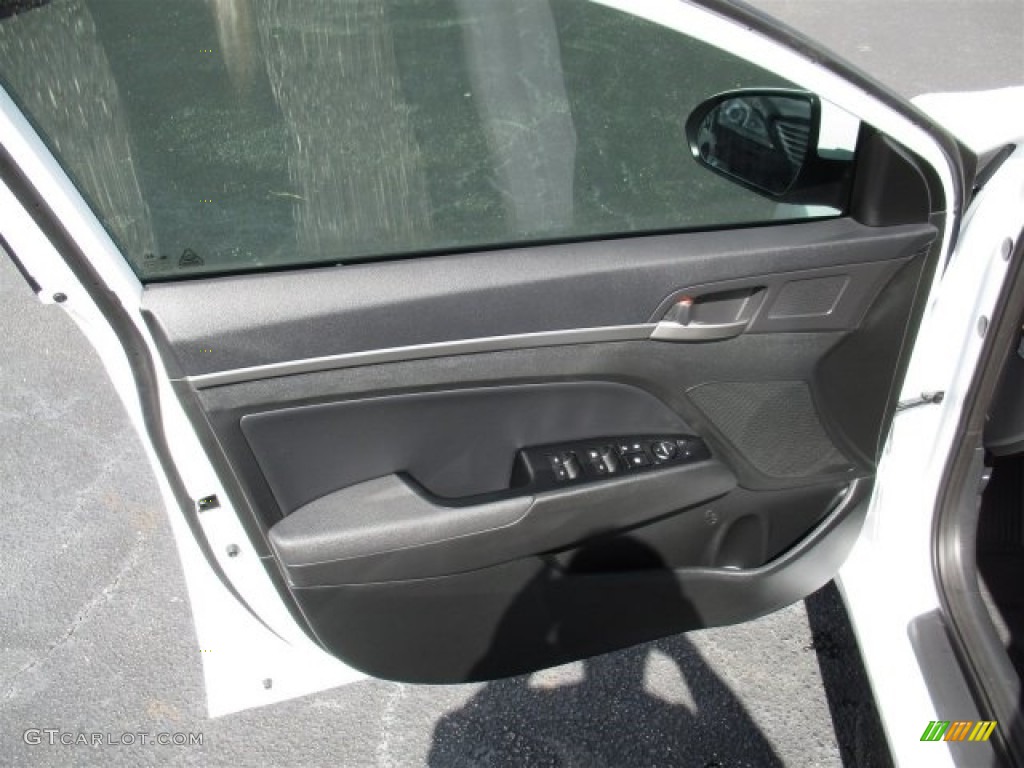 2017 Elantra Limited - White / Black photo #17