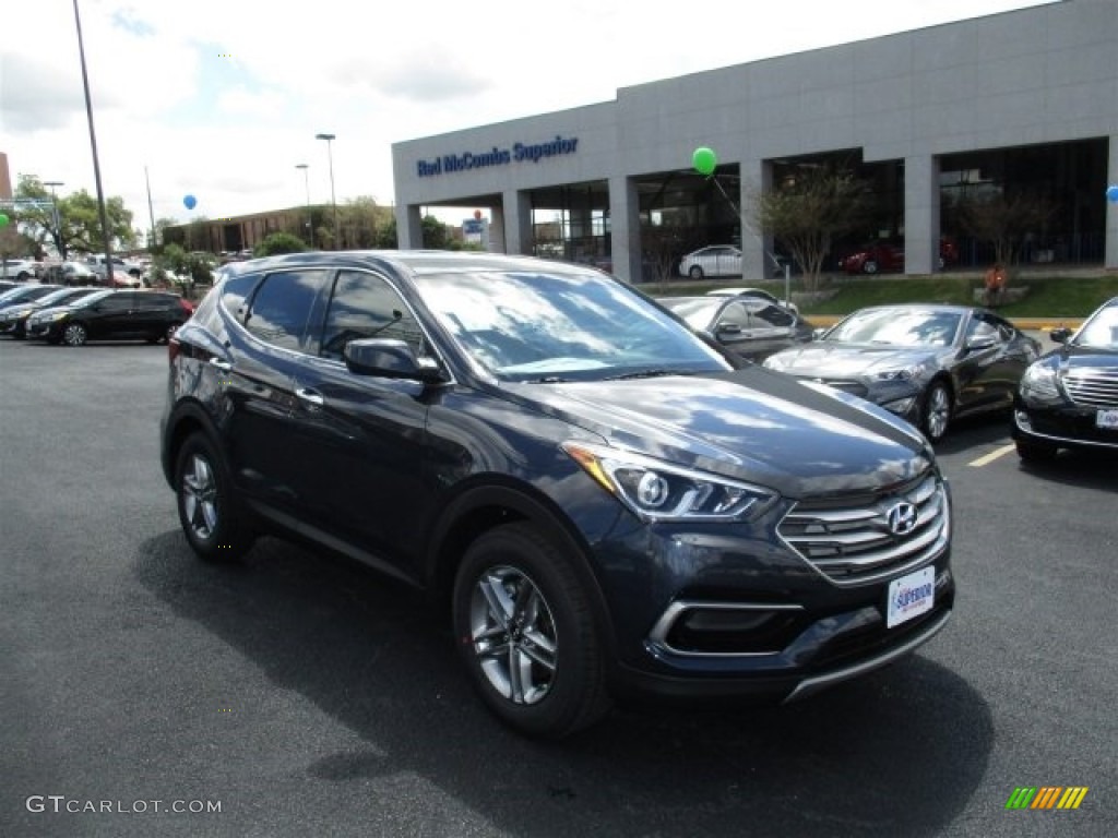 2017 Santa Fe Sport FWD - Marlin Blue / Beige photo #1