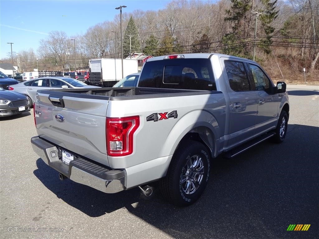 2016 F150 XLT SuperCrew 4x4 - Ingot Silver / Medium Earth Gray photo #7