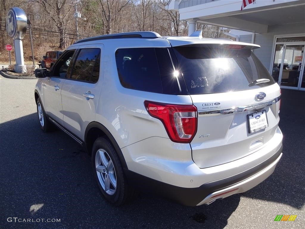 2016 Explorer XLT 4WD - Ingot Silver Metallic / Ebony Black photo #5