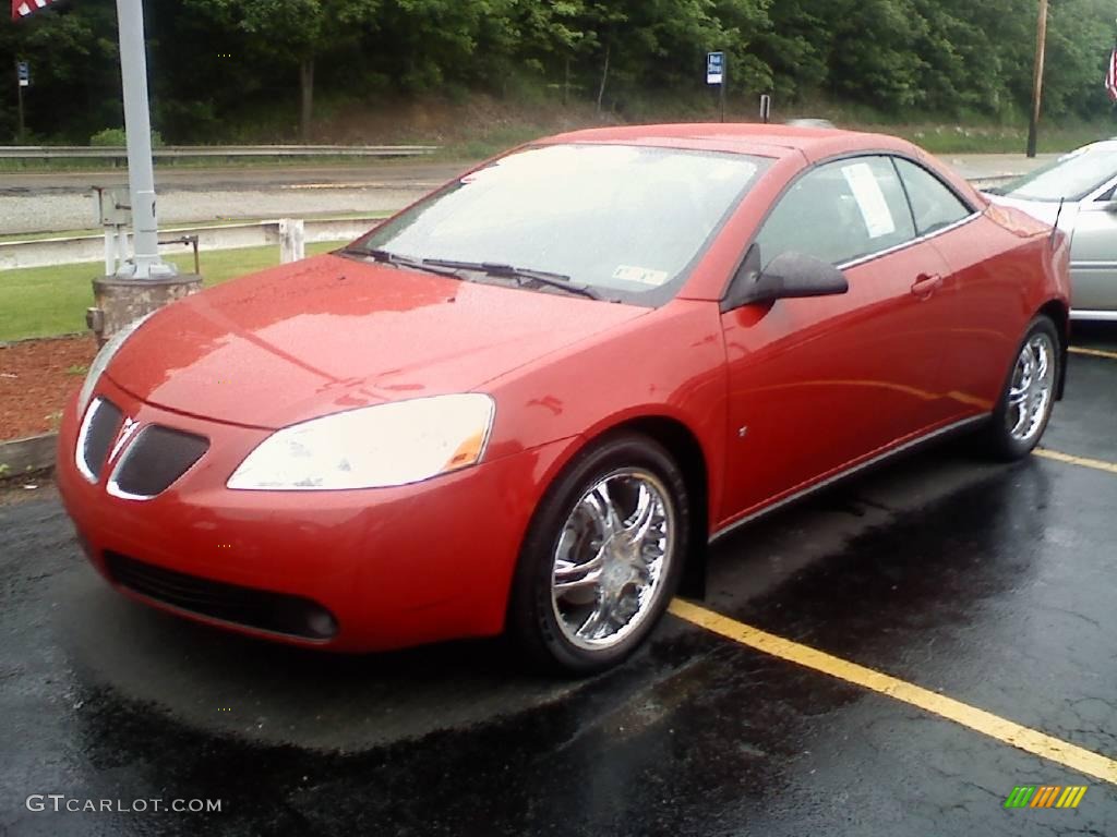 2007 G6 GT Convertible - Crimson Red / Light Taupe photo #1