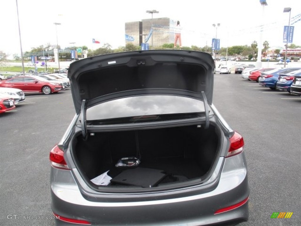 2017 Elantra Limited - Gray / Black photo #9