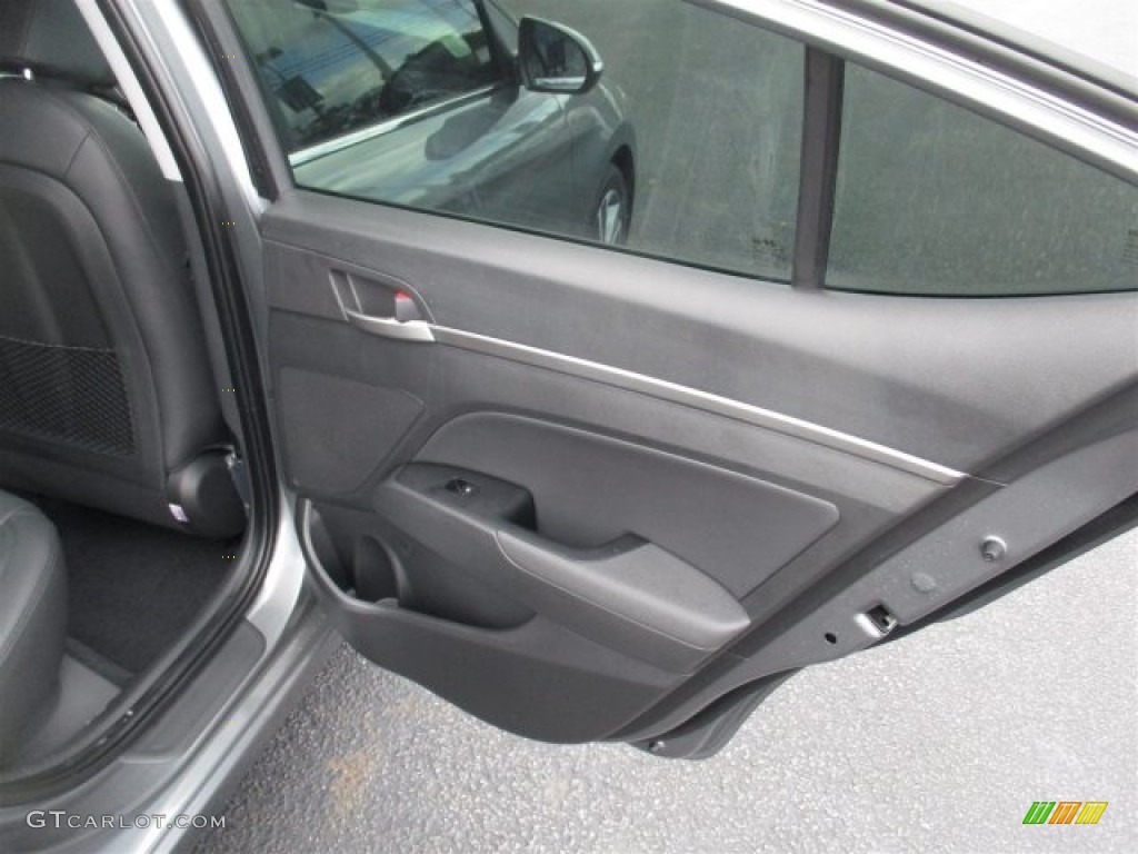2017 Elantra Limited - Gray / Black photo #13