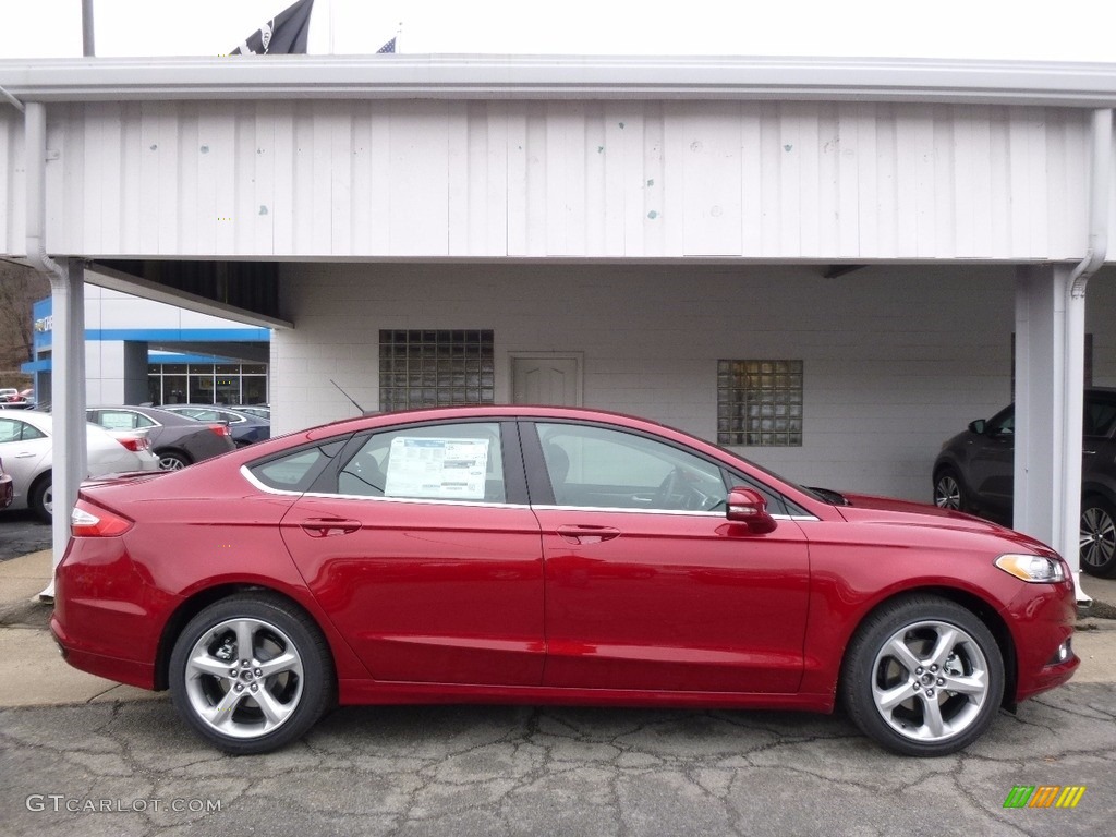 Ruby Red Metallic Ford Fusion