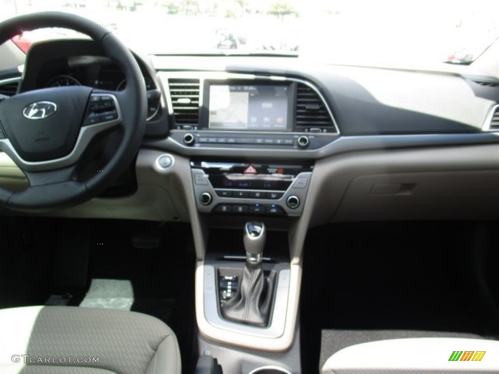 2017 Elantra Limited - Red / Beige photo #15
