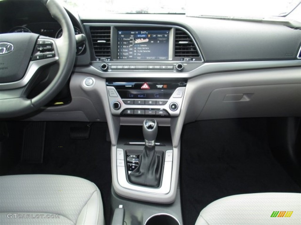 2017 Elantra Limited - Red / Gray photo #15