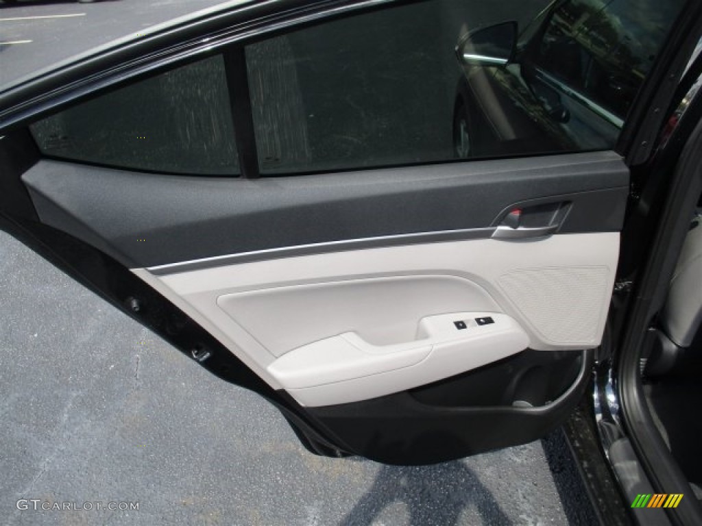 2017 Elantra Limited - Black / Gray photo #17