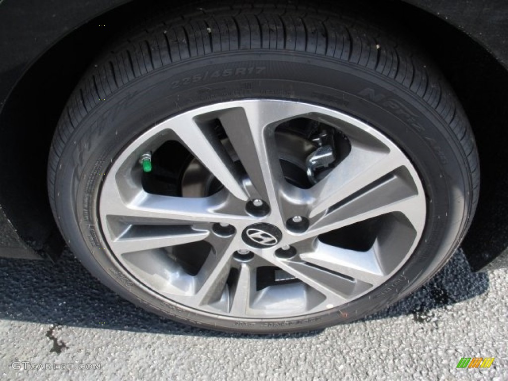2017 Elantra Limited - Black / Gray photo #22
