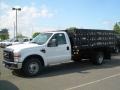 2008 Oxford White Ford F350 Super Duty XL Chassis Stake Truck  photo #1