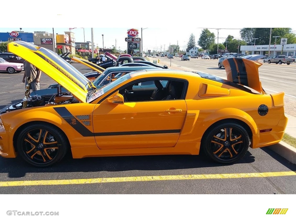 2007 Mustang GT Deluxe Coupe - Grabber Orange / Black/Dove Accent photo #1