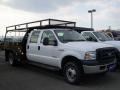 Oxford White - F350 Super Duty Crew Cab Chassis 4x4 Commercial Photo No. 1
