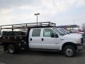2007 Oxford White Ford F350 Super Duty Crew Cab Chassis 4x4 Commercial  photo #2