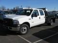 2007 Oxford White Ford F350 Super Duty Crew Cab Chassis Commercial  photo #1