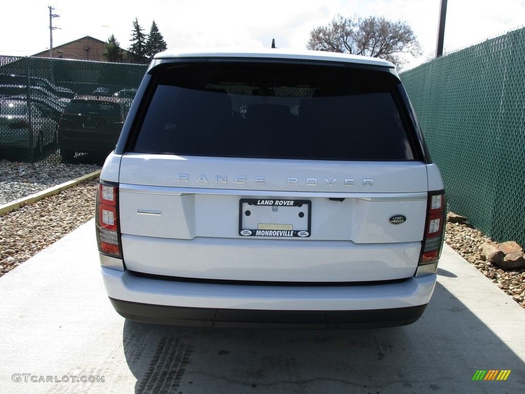 2016 Range Rover Supercharged LWB - Yulong White Metallic / Ebony/Ivory photo #9