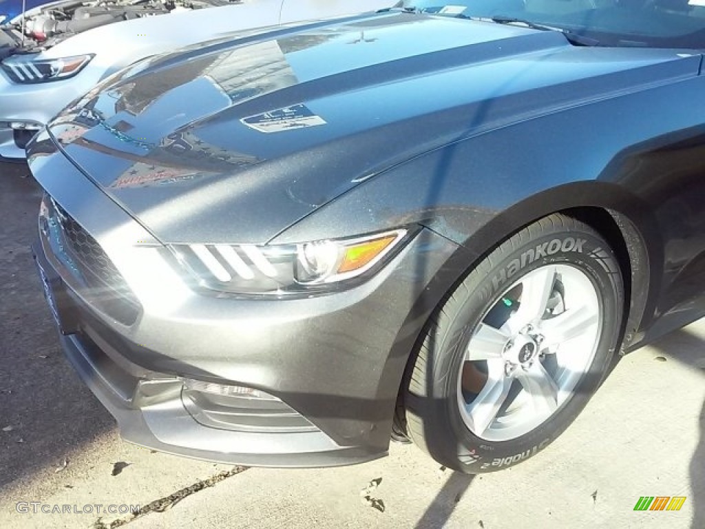 2016 Mustang V6 Coupe - Magnetic Metallic / Ebony photo #5