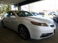 2012 Bellanova White Pearl Acura TL 3.7 SH-AWD Technology  photo #9