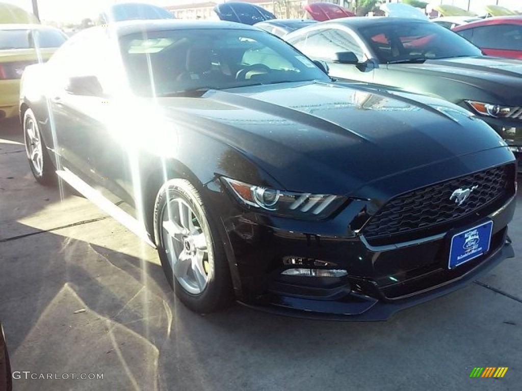 Shadow Black Ford Mustang