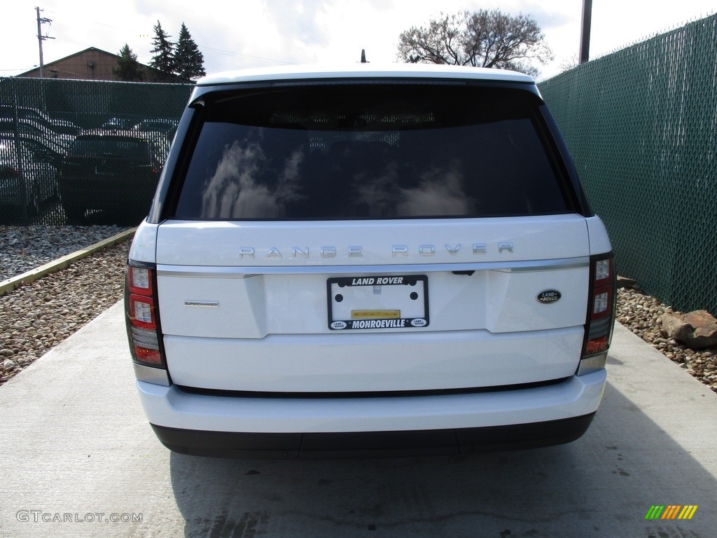 2016 Range Rover Supercharged LWB - Fuji White / Ebony photo #9