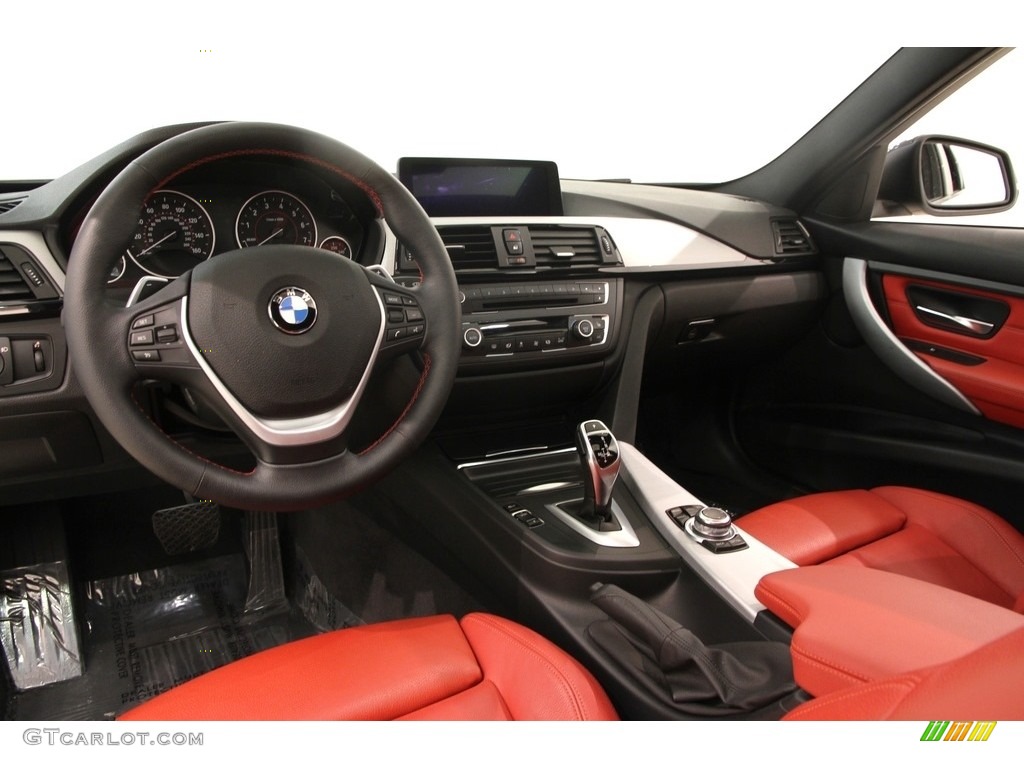 Coral Red/Black Interior 2013 BMW 3 Series 328i xDrive Sedan Photo #111527868