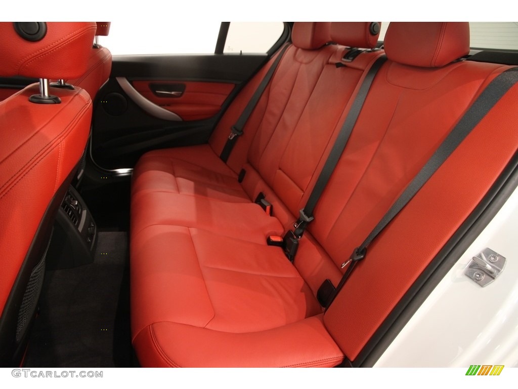 Coral Red/Black Interior 2013 BMW 3 Series 328i xDrive Sedan Photo #111528321