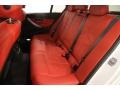 Coral Red/Black Rear Seat Photo for 2013 BMW 3 Series #111528321