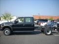 2008 Black Ford F450 Super Duty XL Crew Cab Chassis  photo #2