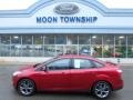 2014 Ruby Red Ford Focus SE Sedan  photo #7