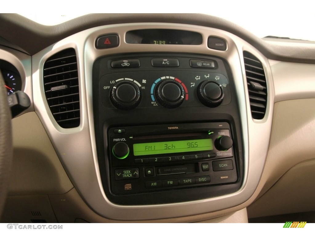 2006 Highlander V6 - Oasis Green Pearl / Ivory Beige photo #8